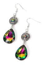 Load image into Gallery viewer, Paparazzi Collecting My Royalties Multi Oil Spill Earrings
