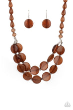 Load image into Gallery viewer, Paparazzi Beach Day Demure - Brown Necklace
