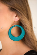 Load image into Gallery viewer, Paparazzi Modern Malibu Barbie Blue Earrings
