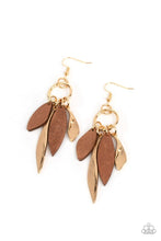 Load image into Gallery viewer, Paparazzi Primal Palette Gold Earring

