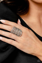 Load image into Gallery viewer, Paparazzi Rippling Rarity - White Ring (Empower Me Pink 2023 Exclusive)
