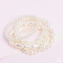 Load image into Gallery viewer, Paparazzi Gossip Pearl - White Bracelet
