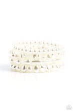 Load image into Gallery viewer, Paparazzi Gossip Pearl - White Bracelet
