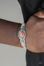 Load image into Gallery viewer, Paparazzi Wide Open Mesas Orange Bracelet

