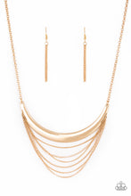 Load image into Gallery viewer, Paparazzi Way Wayfarer Gold Necklace
