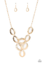 Load image into Gallery viewer, Paparazzi OVAL The Limit - Gold Necklace
