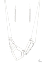 Load image into Gallery viewer, Paparazzi 3-D Drama - Silver Necklace
