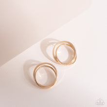 Load image into Gallery viewer, Paparazzi Always In The Loop - Gold Earring
