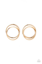 Load image into Gallery viewer, Paparazzi Always In The Loop - Gold Earring
