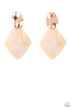Load image into Gallery viewer, Paparazzi Alluringly Lustrous - Copper Earrings
