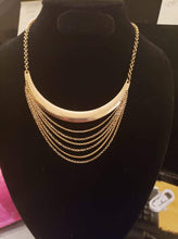 Load image into Gallery viewer, Paparazzi Way Wayfarer Gold Necklace
