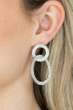 Load image into Gallery viewer, Paparazzi Intensely Icy - White Earrings
