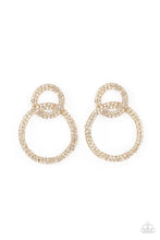 Load image into Gallery viewer, Paparazzi Intensely Icy - Gold Earrings
