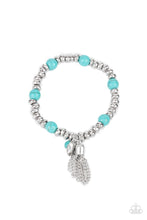 Load image into Gallery viewer, Paparazzi Whimsically Wanderlust Blue Bracelet
