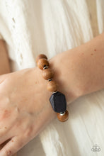 Load image into Gallery viewer, Paparazzi Abundantly Artisan Black Bracelet
