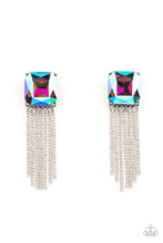 Load image into Gallery viewer, Paparazzi Supernova Novelty - Multi OIL SPILL - Earrings - Life of the Party Exclusive October 2021

