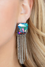 Load image into Gallery viewer, Paparazzi Supernova Novelty - Multi OIL SPILL - Earrings - Life of the Party Exclusive October 2021
