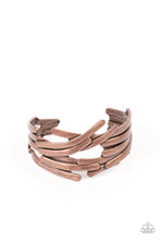 Load image into Gallery viewer, Paparazzi Stockpiled Style - Copper Bracelet
