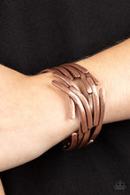 Load image into Gallery viewer, Paparazzi Stockpiled Style - Copper Bracelet
