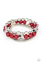 Load image into Gallery viewer, Paparazzi Tour de Tourist - Red Bracelet
