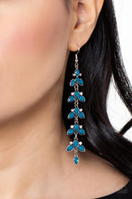 Load image into Gallery viewer, Paparazzi Fanciful Foliage - Blue Earrings
