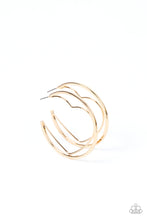 Load image into Gallery viewer, Paparazzi Love Goes Around - Gold Earrings

