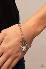 Load image into Gallery viewer, Paparazzi Til DAZZLE Do Us Part - White Bracelet
