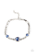 Load image into Gallery viewer, Paparazzi Amor Actually - Blue Bracelet
