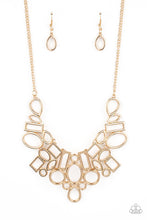 Load image into Gallery viewer, Paparazzi Geometric Grit - Gold Necklace
