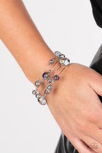 Load image into Gallery viewer, Paparazzi Optical Auras - Purple Bracelet
