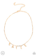 Load image into Gallery viewer, Paparazzi Say My Name - Gold Necklace
