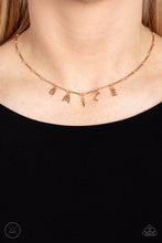 Load image into Gallery viewer, Paparazzi Say My Name - Gold Necklace
