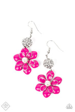 Load image into Gallery viewer, Paparazzi Bewitching Botany - Pink Earrings (September 2022 Glimpses of Malibu)
