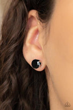 Load image into Gallery viewer, Paparazzi Modest Motivation Black Earrings
