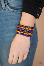 Load image into Gallery viewer, Paparazzi Tropical Tundra Purple Bracelet
