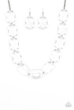 Load image into Gallery viewer, Paparazzi The ICE President White Necklace
