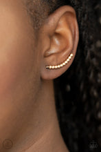 Load image into Gallery viewer, Paparazzi Climb On Gold Earrings (Ear Crawlers)

