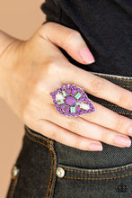 Load image into Gallery viewer, Paparazzi Jungle Jewelry Purple Ring
