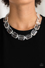 Load image into Gallery viewer, Paparazzi The ICE President White Necklace
